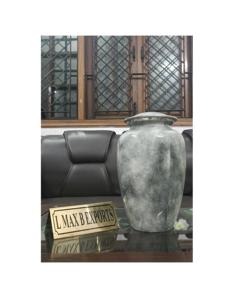 Urnes de crémation pour adultes faites à la main Urnes funéraires commémoratives en laiton de style unique Urnes de crémation en métal de style unique - Product Image 4