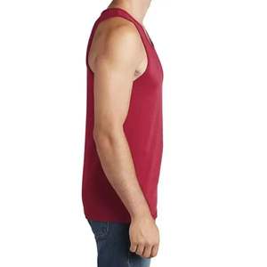 Nouveau design Vêtements de sport coupe régulière sans manches Gym débardeur pour hommes haute qualité pas cher léger Gym hommes débardeur - Product Image 6