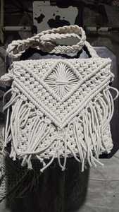 Bolsas de cordón de algodón de macramé hechas a medida de cordón de algodón 100% ideal para tiendas de accesorios de moda para reventa - Product Image 6