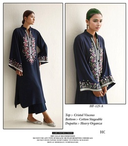 Tenue de soirée pakistanaise pour femme Salwar Kameez Collection d'été Costume indien et pakistanais - Product Image 2