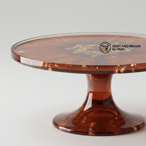 Support à gâteau en résine de haute qualité / Outils pour gâteaux Table ronde pour la présentation de pâtisseries et de desserts Centre de table Fournisseur en gros - Product Image 2