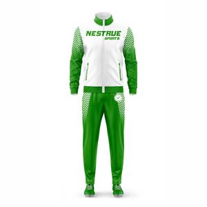 Ensemble survêtement homme personnalisé avec logo, veste zippée respirante imprimée pour l'hiver, fonctionnalité de transfert thermique, léger, 100% - Product Image 3