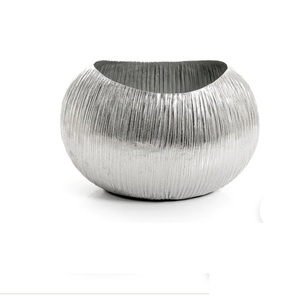 กระถางดอกไม้โลหะสำหรับตกแต่งงานแต่งงานอุปกรณ์ตกแต่งงานปาร์ตี้แจกันโลหะอะลูมิเนียม - Product Image 1