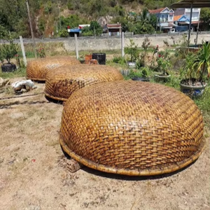 Vietnam Bamboo Coracle Round <b>Basket</b> Boat for Export <b>Fishing</b> Transport and Tourism Purposes - Product Image 1