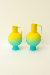 แจกันดอกไม้โลหะแบบนอร์ดิกทำด้วยมือมีหลายสีลายเส้นเพรียวบางไร้ที่ติป้องกันการเกิดสนิมเป็นมิตรกับสิ่งแวดล้อมสวยงาม - Product Image 4