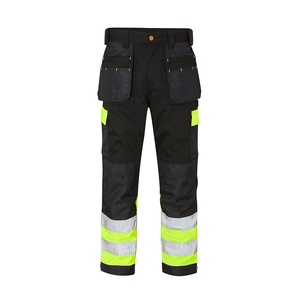 Vêtements de travail de sécurité réfléchissants en poly coton de haute qualité pantalons de travail de protection pour pantalons de travailleur de la construction - Product Image 1