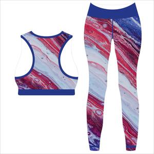 Imprimé léopard imperméable respirant à manches courtes costume de sport femmes mode impression pièce haut court taille haute Leggings entraînement - Product Image 5