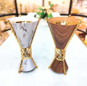 Quemador de Incienso de Mesa de la Mejor Calidad, Quemador de Incienso de Metal Bakhoor para Decoración del Hogar, Juego de 2 Piezas a Precio de Mayoreo 2025 - Product Image 1