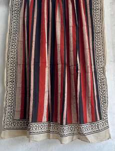 Jaipur artisanal traditionnel 100% coton écharpe main bloc imprimé écharpe Boho Chic léger fait à la main doux coton écharpe - Product Image 4