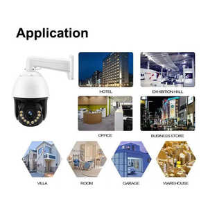 Caméra de sécurité CCTV à dôme haute vitesse de 6 pouces, zoom optique 36X, résolution 5MP 4K, caméra IP filaire extérieure PTZ, Camhipro, carte SD - Product Image 2