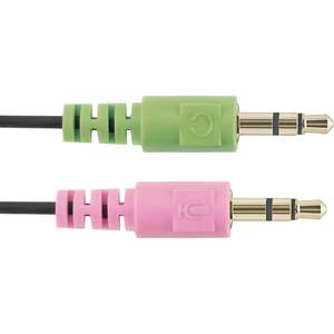 Mumbi <b>Audio</b> Splitter & Converter Headphone Jack Adapter <b>Cable</b> 2x 3.5mm Jack to 1x 3.5mm Jack - Product Image 3