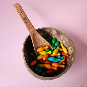 Cuchara de coco superventas, cuchara ecológica, cucharas de madera, cucharas de grano de harina de azúcar - Product Image 5