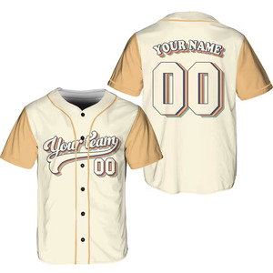 Maillot de baseball pour hommes sur mesure Vous possédez Design Sublimation impression numérique cousu équipe maillot de baseball personnalisé - Product Image 2