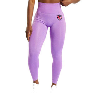 Women's Seamless High Waist <b>Push</b>-<b>up</b> Yoga Sport <b>Leggings</b> Solid Gym Pants with Mid Waist Style Casual Fitness Butt Scrunch <b>Legging</b> - Product Image 6