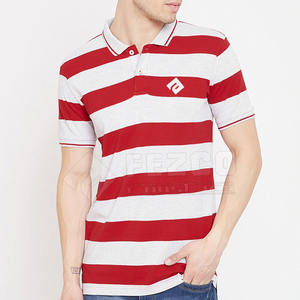 Polos de hombre de manga corta hechos en poliéster y algodón 100% al por mayor, camisetas de polo de golf lisas - Product Image 1
