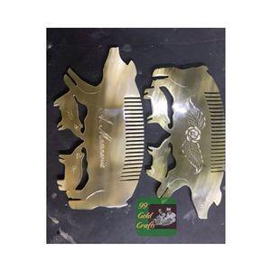 PEIGNE EN CORNE EN MATÉRIAU NATUREL CRÉÉ POUR UNE PERFORMANCE DURABLE AVEC UN TOUCHER DOUX ET UNE UTILISATION DE BEAUTÉ DURABLE - Product Image 6