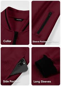 Última Colección Chaqueta Acolchada Unisex de Alta Calidad Estilo Varsity para Invierno con Bolsillos para Hombre - Product Image 6