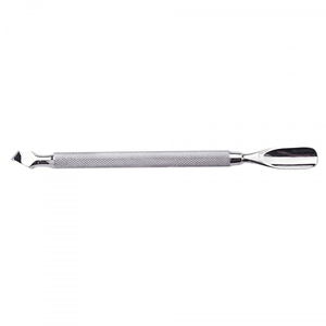 Pousse-cuticules professionnel durable et réutilisable en acier inoxydable, outil de manucure double face pour le nettoyage des ongles - Product Image 3