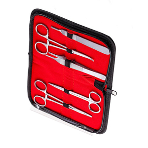 Kit de práctica de sutura de acero inoxidable más vendido para estudiantes de medicina con instrumentos quirúrgicos reutilizables manuales - Product Image 1