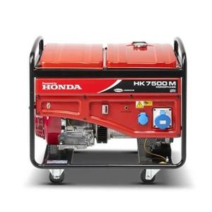 Honda HK 7500 MS 7.5 kVA สตาร์ทเครื่องกําเนิดไฟฟ้าเบนซินเฟสเดียว
