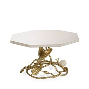 Vantage-Soporte para Tartas decorativo de latón y mármol, con tapa de mármol, estilo increíble, el mejor servidor de tartas barato y de bajo precio - Product Image 1