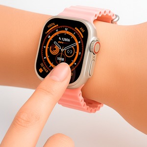 Ultra 3 Mini orologio intelligente braccialetto con 41mm AMOLED Touchscreen GPS ECG notifiche IP68 impermeabile funzione di chiamata risposta - Product Image 4