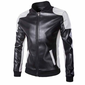 แจ็กเก็ตหนัง PU สำหรับผู้ชาย, แจ็คเก็ตหนังแกะใหม่สำหรับฤดูใบไม้ผลิฤดูใบไม้ร่วงฤดูหนาว - Product Image 3