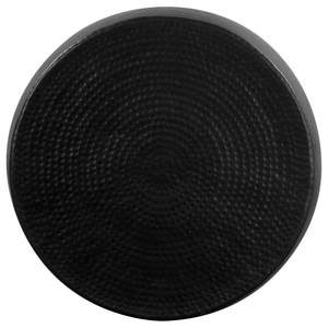 Industrial Style <b>Metal</b> Coffee Table Gold Finishing Hammered Texture Round Top Low Height Center Table <b>Furniture</b> - Product Image 3