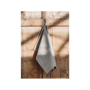 Best Selling Handmade 100% Cotton Embroidered Greyish Kitchen Towels Sustainable Affordable Great for Family Kitchens & Cleaning - Product Image 1
