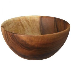 Exclusivo cuenco de madera tallado en madera de calidad que mejora las arreglos de mesa para festivales y eventos especiales - Product Image 3
