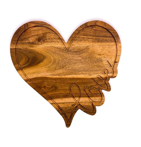 Tabla de Cortar de Madera de Corazón, Tabla de Picar para Cocina con Tamaño Personalizado, la Más Vendida - Product Image 3