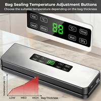 65kPa 120W 30cm 4L/min 8 Modes 4L Tank ecran tactile tuyau externe menage machine sous vide soudeuse emballage alimentaire