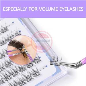 Pince à cils pour extension de cils Fiber Tip Volume Extensions de cils Pince à épiler - Product Image 4