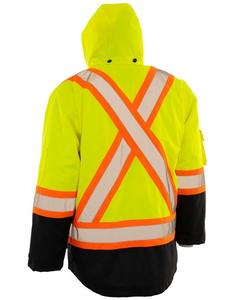 Vestes de sécurité haute visibilité de qualité supérieure durables et résistantes aux intempéries Vêtements de travail pour environnements dangereux fabriqués au Pakistan. - Product Image 2