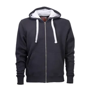 Sweat à capuche personnalisé pour homme avec fermeture éclair intégrale et gadgets pour sweats à capuche et sweat-shirts promotionnels - Product Image 3