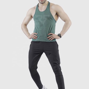 Diseño personalizado mejor calidad moda blanco negro algodón gimnasio desgaste hombres camisetas sin mangas entrenamiento Culturismo - Product Image 4