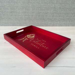 ถาดขนมซานต้า ถาดเสิร์ฟคริสต์มาส 430x350x45 มม. สำหรับอุปกรณ์วันหยุด - Product Image 3