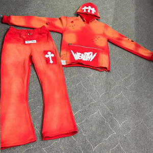 Sweat à capuche surdimensionné lavé à l'acide de luxe 100% coton chaud et durable pour l'hiver pour les commandes en gros Fabricant OEM - Product Image 4