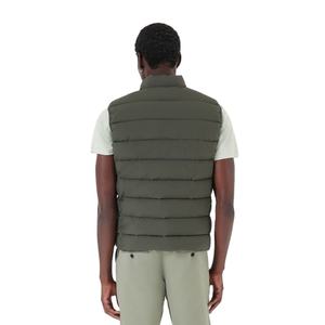 Vestes sans manches pour hommes, coupe ajustée, style streetwear, avec col et deux poches zippées, prix d'usine, vente en gros OEM, design tendance - Product Image 6