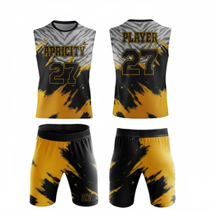 Ensembles d'uniformes de football américain 7v7 personnalisés en gros, fabricant OEM ODM de maillots d'équipe par sublimation, vente en gros - Product Image 2