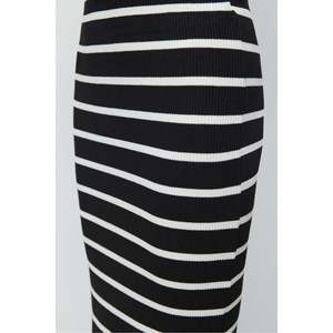 Falda Midi Informal Vintage a Rayas, Talla XS, Estilo Plisado Recto, 100% Algodón, Cintura Natural, Estampado Imperio, Mega Merchant - Product Image 5