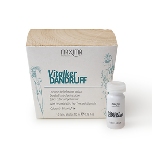 Productos para el cuidado del cabello fabricados en Italia, suero de Tratamiento de Loción activa de control en viales para anticaspa - Product Image 1