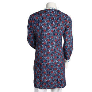 Kurti de Algodón para Mujer - Azul Marino - Azul Marino/Azul - Product Image 4