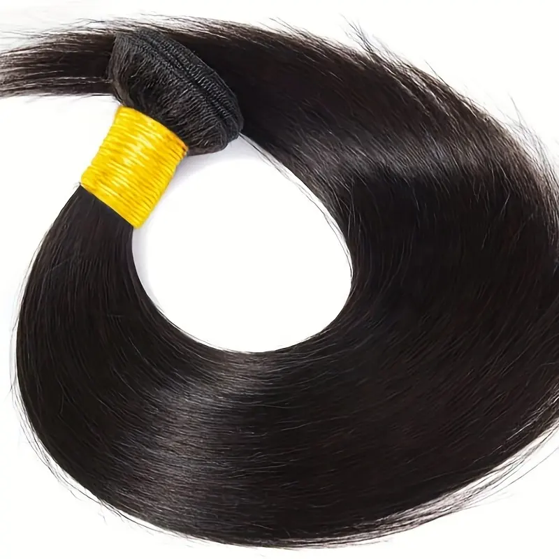 Fasci di capelli umani di vendita calda parrucche di capelli umani lunghi lisci neri eleganti estensioni dei capelli di trama del Vietnam del produttore naturale