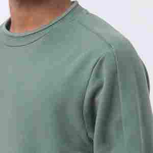 Sweat-shirt à capuche épais en molleton 100% coton pour homme, de haute qualité, automne-hiver, couleur unie, brodé, teint uni - Product Image 2