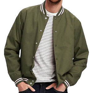 Chaqueta con letras de béisbol personalizada para adultos y jóvenes de la mejor calidad para chaquetas universitarias de lana de lona de color personalizado de invierno - Product Image 1