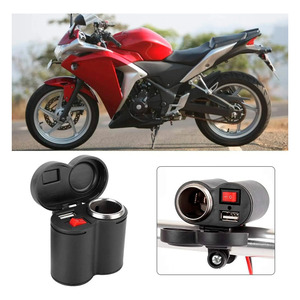 Universal <b>USB</b> 2.0 Motorcycle Charger for Car <b>Cigarette</b> <b>Lighter</b> 12v - Assorted Colors - Product Image 6