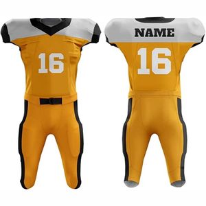 Camiseta de Fútbol Americano Sublimada Personalizada, Manga Corta, Transpirable, Absorbe la Humedad, Nombre del Equipo Personalizado, Nuevos Conjuntos Deportivos - Product Image 1