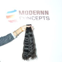 100% vente en gros brut indien non transformé avec dentelle vierge vendeur en vrac profond ondulé Temple Extensions de cheveux humains