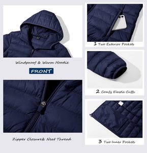 Transpirable nuevo diseño OEM Venta caliente personalizado mujer invierno Puffer abrigo señoras Puffer chaquetas tamaño personalizado colores y logotipo - Product Image 5